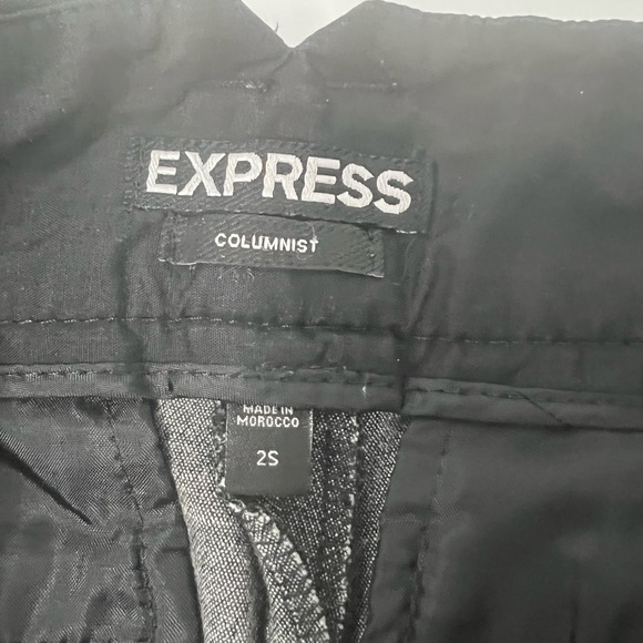 Express Gray Columnist Pants Size 2S - Picture 5 of 6